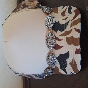 Stylish Camouflage Cap with Silver Accents
